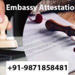 Indian customer submitting documents for UAE embassy attestation service